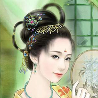 唯美手绘古装美女插画,唯美头像忘的古装美女,唯美素描古装美